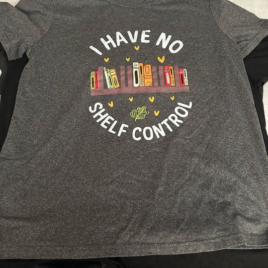 Book Lover graphic T- Shirt large