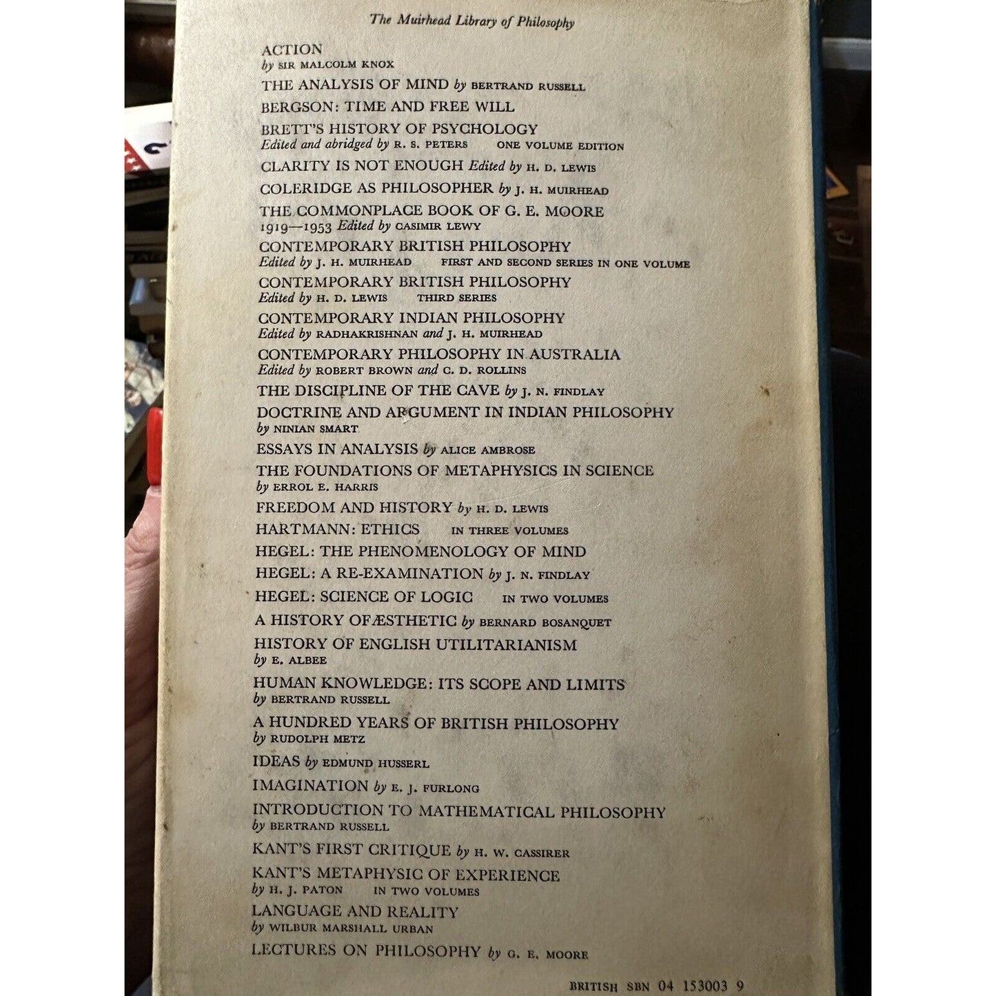 The Nature of Thought [Vol. II] [Muirhead Library of Philosophy]
