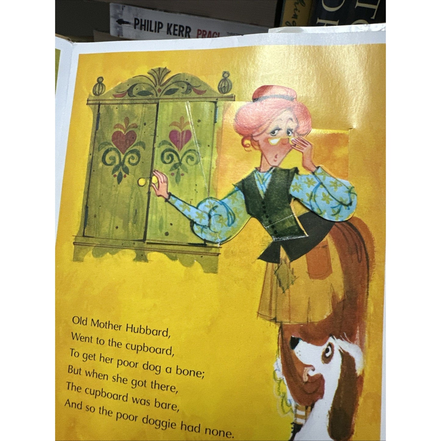 Vintage Hallmark Mother Goose Pop-Up Childrens Book Hardcover w/ Dust Jacket HTF