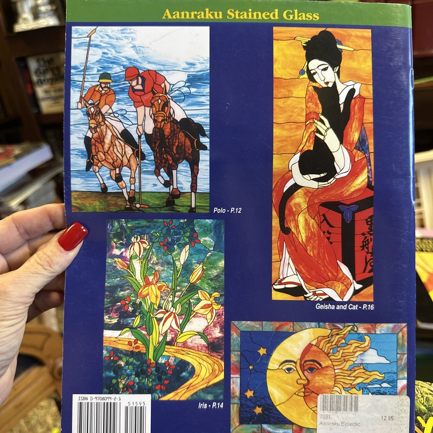 Stained Glass Pattern Book: Aanraku Eclectic Stained Glass Pattern Volume 9
