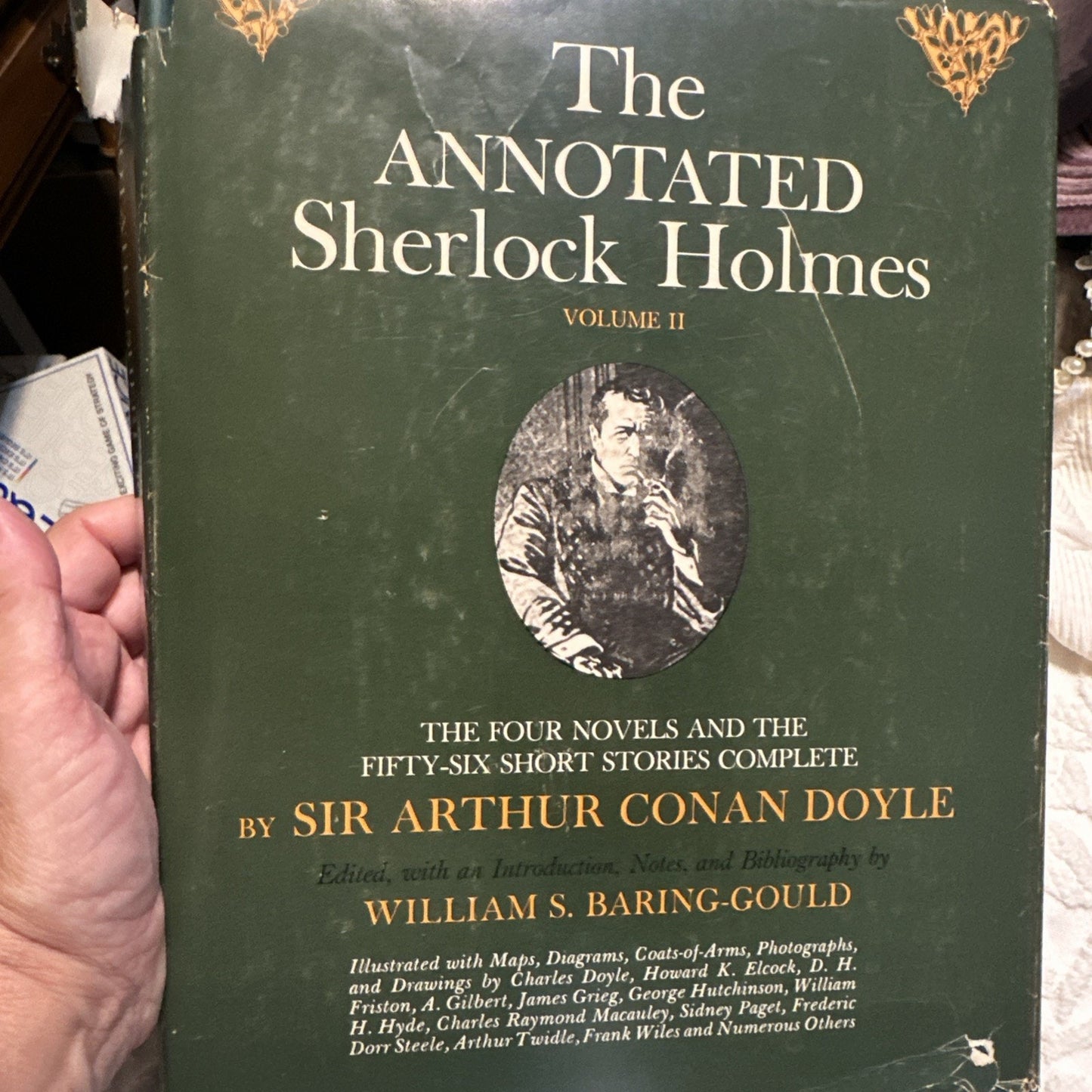 VTG 1967 2ND ED THE ANNOTATED SHERLOCK HOLMES VOL. 1/2 by SIR ARTHUR CONAN DOYLE