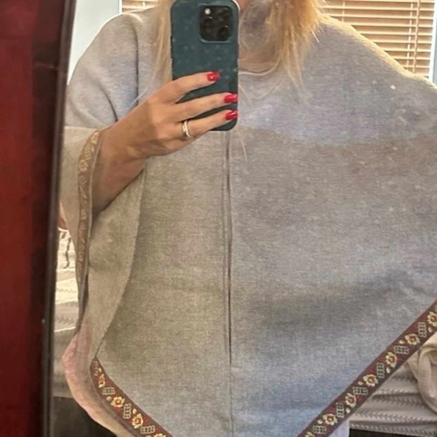Vintage Wool Poncho
