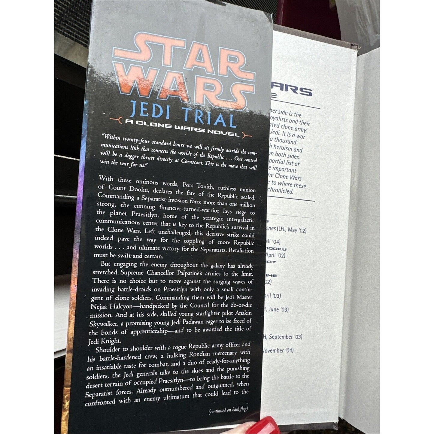 Star Wars Jedi Trial First Edition Hardcover