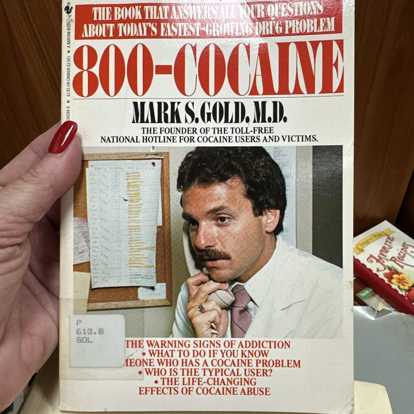 800-Cocaine Paperback Mark S. Gold