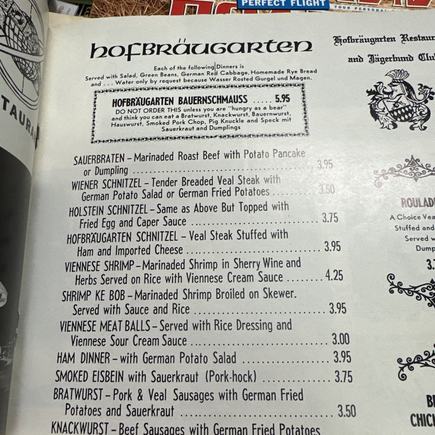 Vintage Dining In — Houston 1971 Restaurants Of The Gulf Coast Area