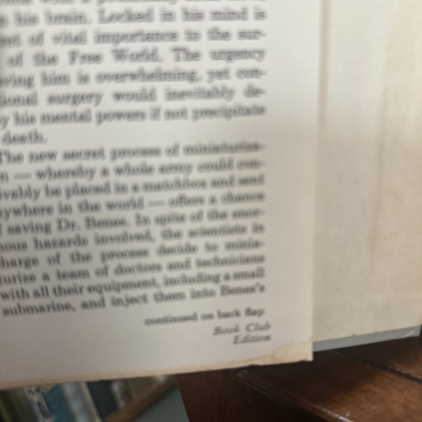 Fantastic Voyage - Isaac Asimov - Vintage BCE Book Club Edition Hardcover 1966