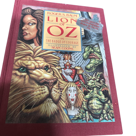 The Lion of Oz and the Badge of Courage by Roger S. Baum 1st Edition Signed