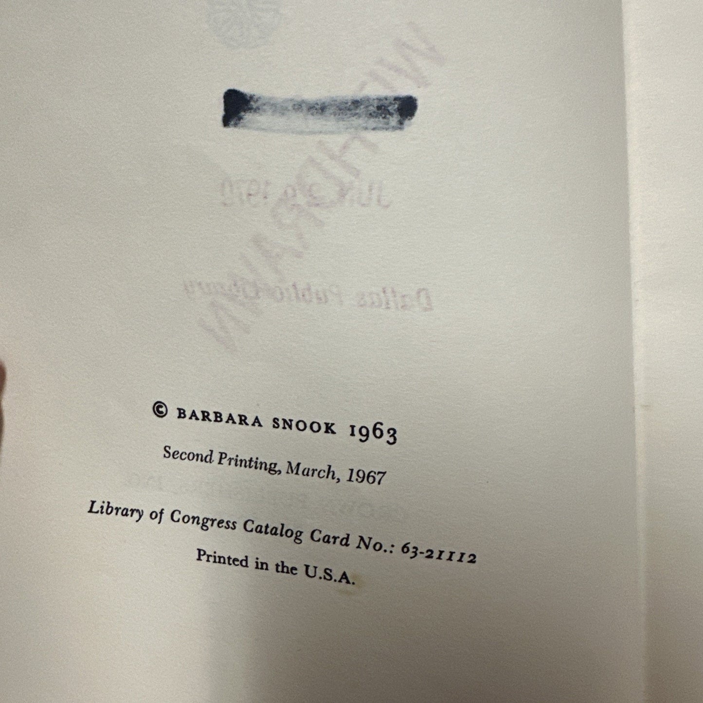 Book: Needlework Stitches by Barbara Snook, 1970, Second Printing