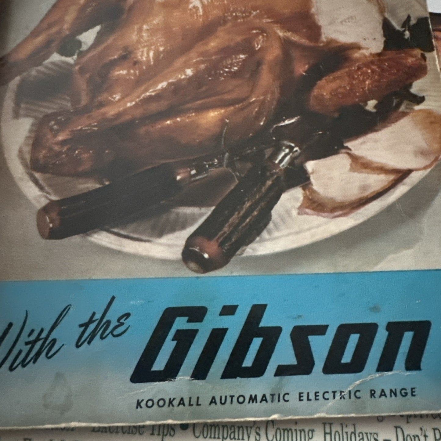 VTG 1948 Cooking The Modern Way With The Gibson Range Guide & Recipes Cookbook