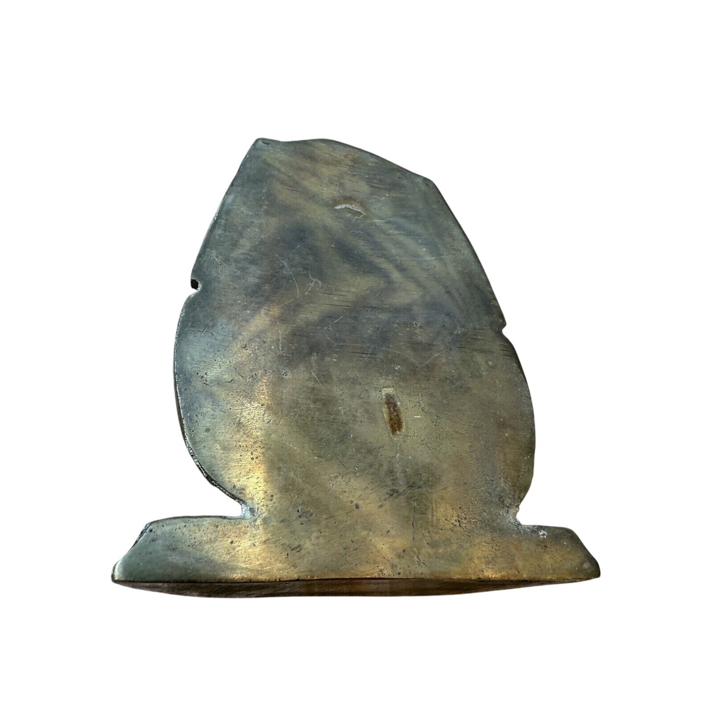 Brass Heavy Egyptian Pharaoh Head Bookends