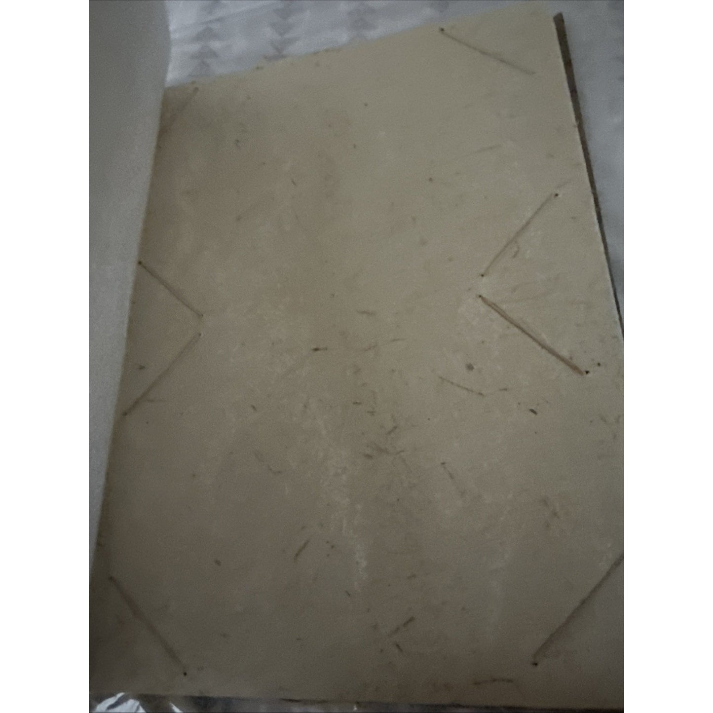 VTG Handmade Banana Leaf Jamaica Photo Album Tiki Wood Scrapbook One Of A Kind