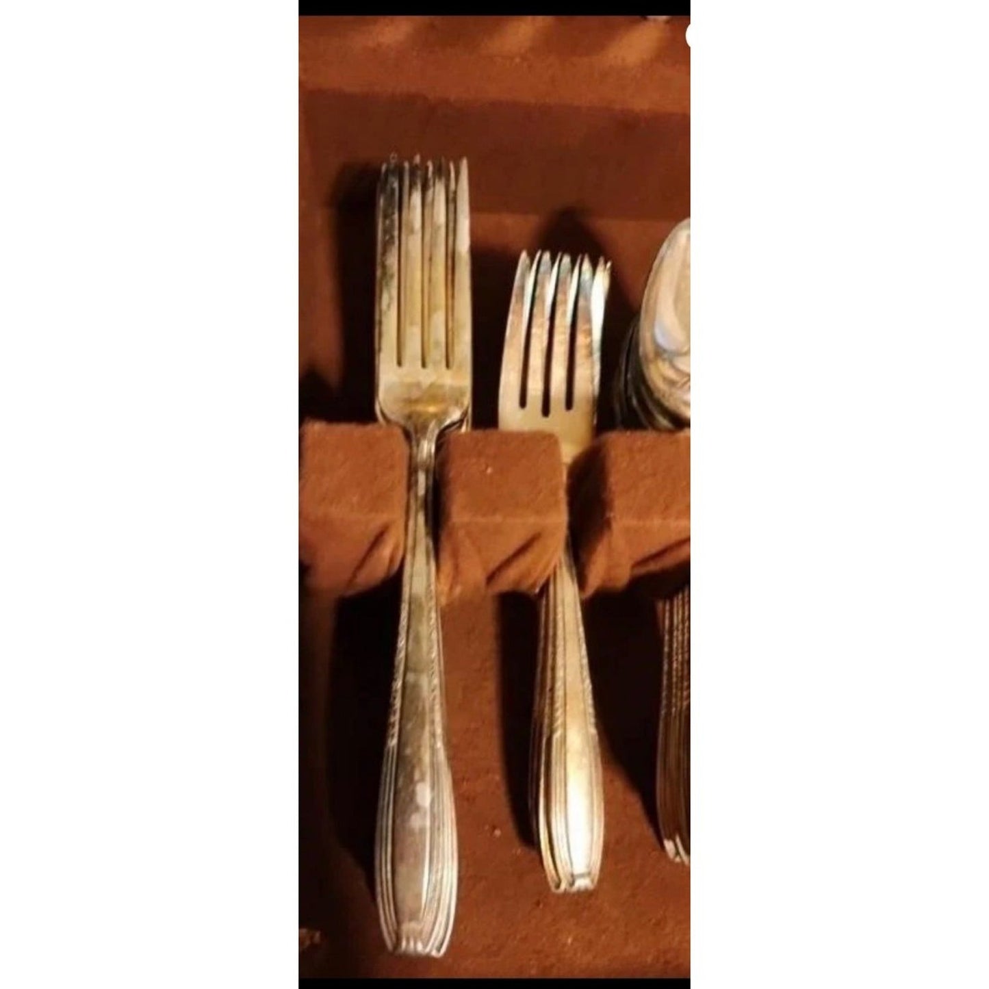 Vintage Harmony House plate AA+ flatware. 1940  certificate Pattern Serenade