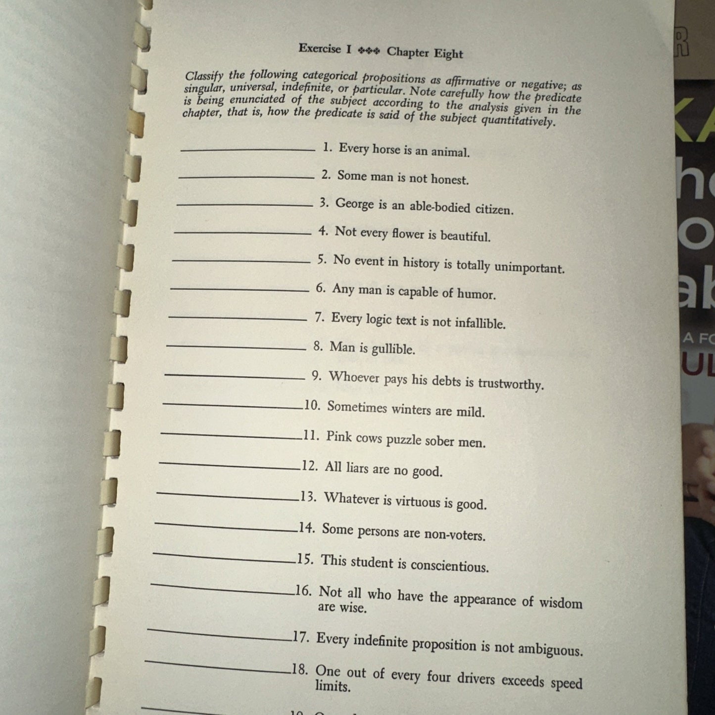 Logic: The art of defining and reasoning by John A Oesterle