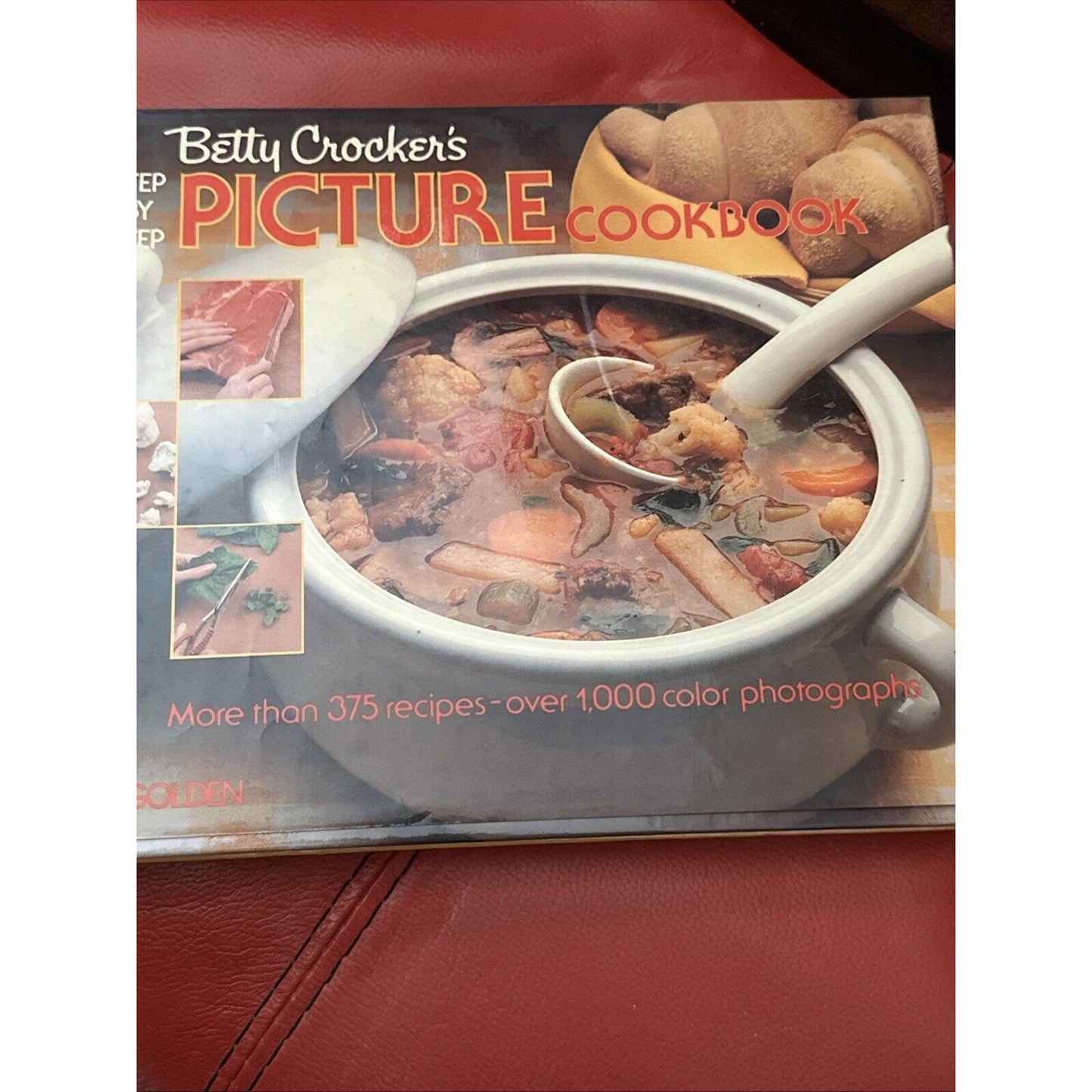 Vintage 1983 HC 1st Printing Betty Crocker's Step By Step Picture Cookbook
