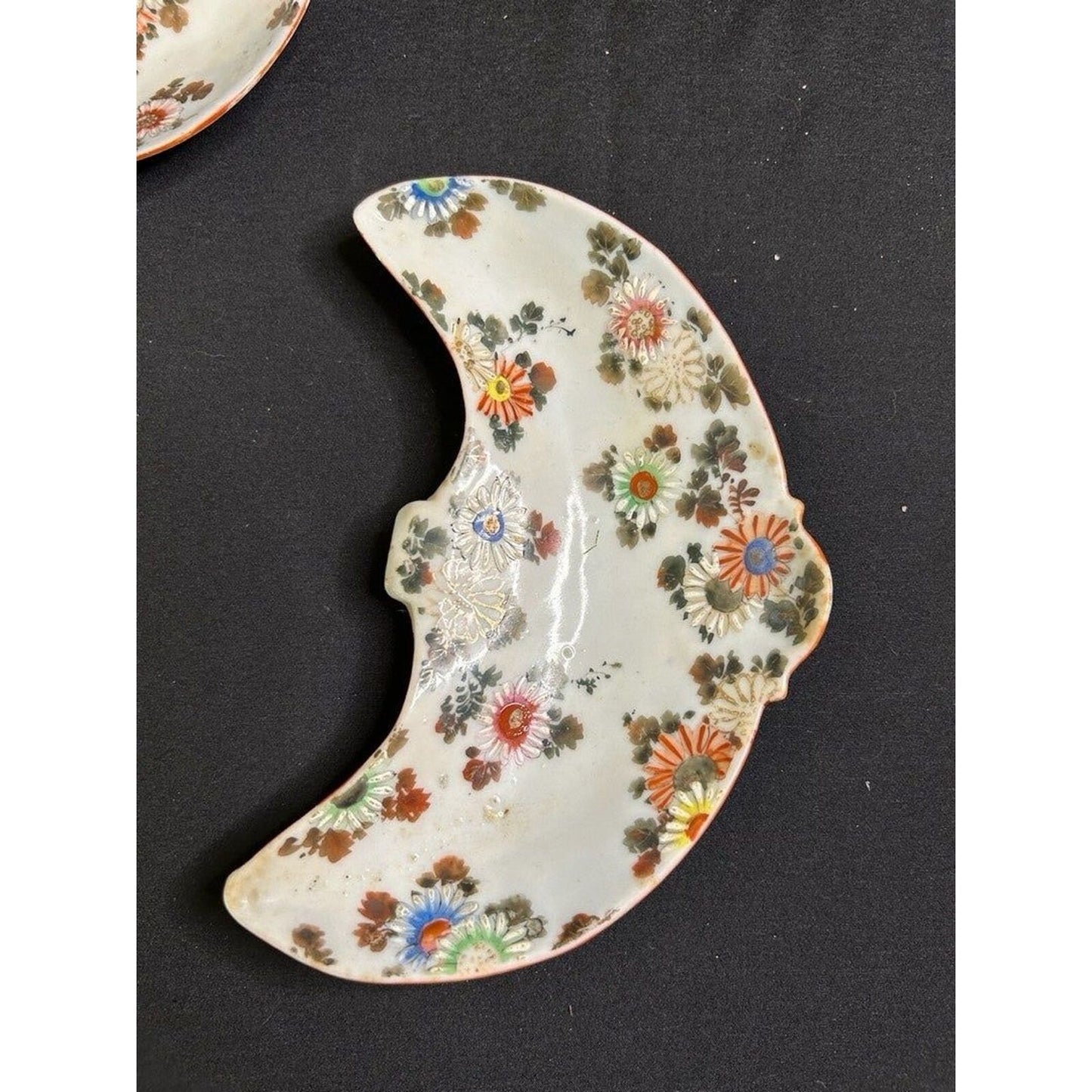 5 floral bone dishes bone china