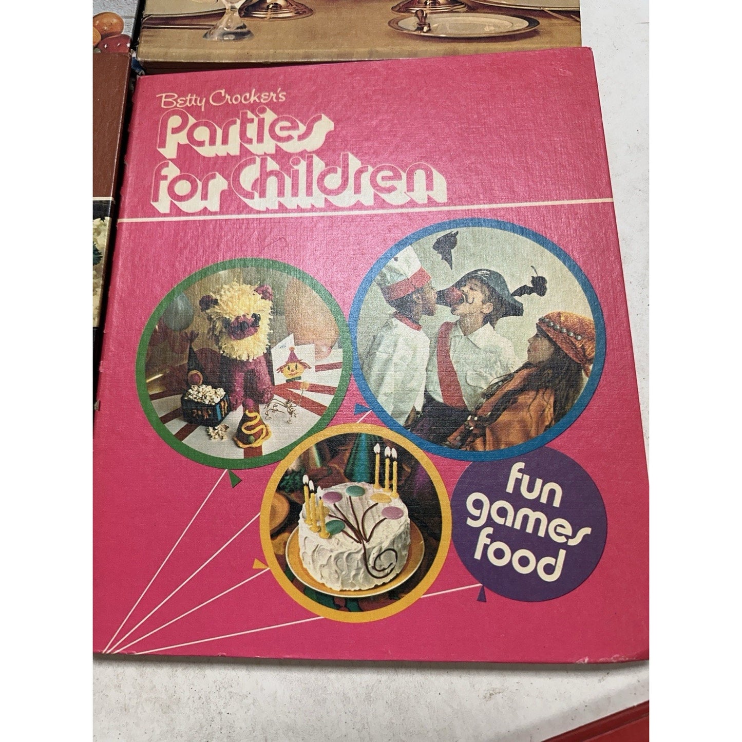 Vintage Betty Crocker Spiral Cookbook lot