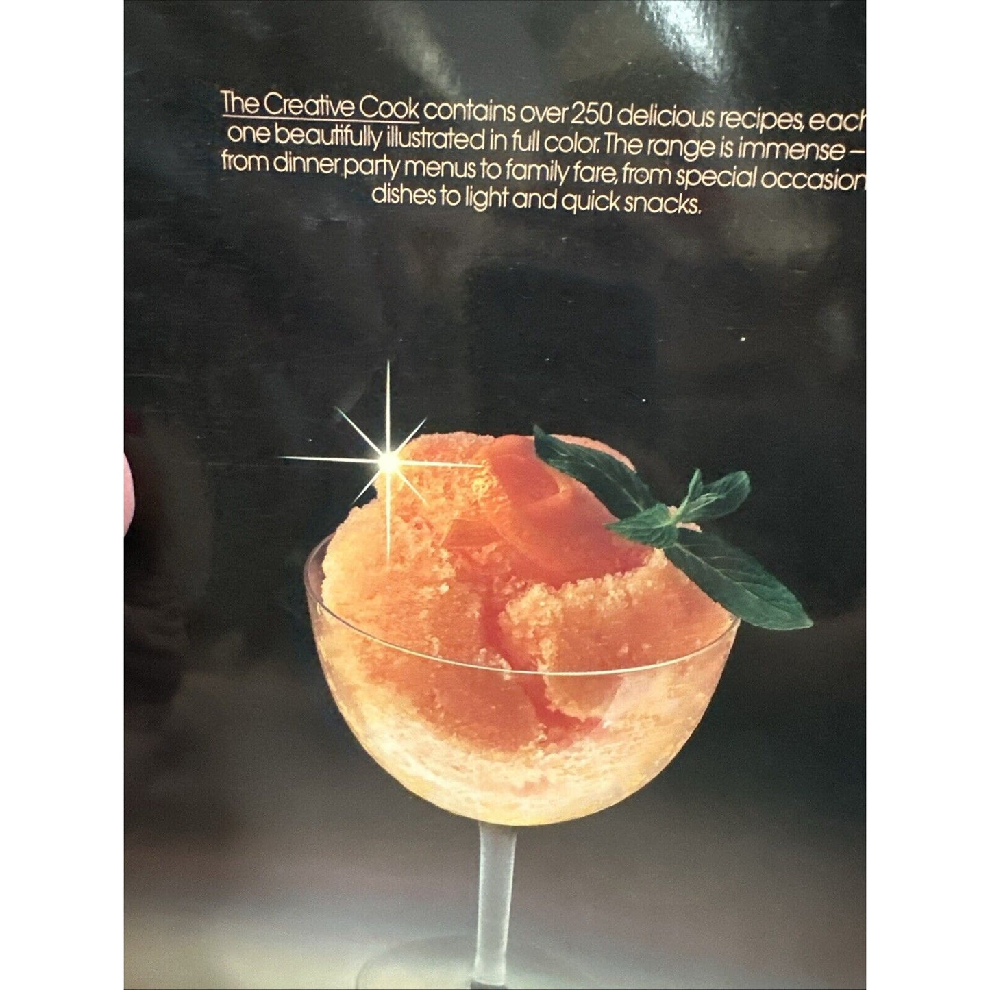 The Creative Cook Cookbook 250 Recipes Illustrated 1985 Spiral Paperback