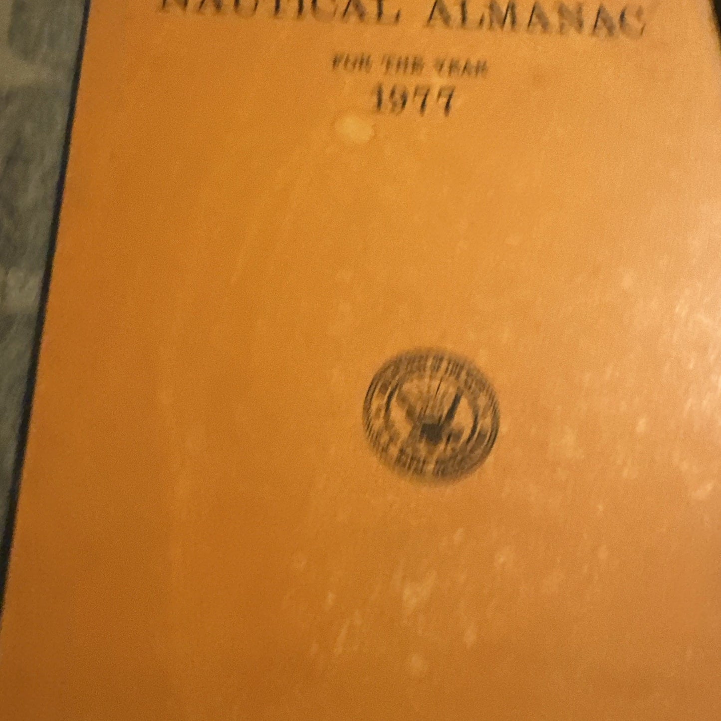 The Nautical Almanac For The Year 1977 US Naval Observatory Charts Pub. 1975