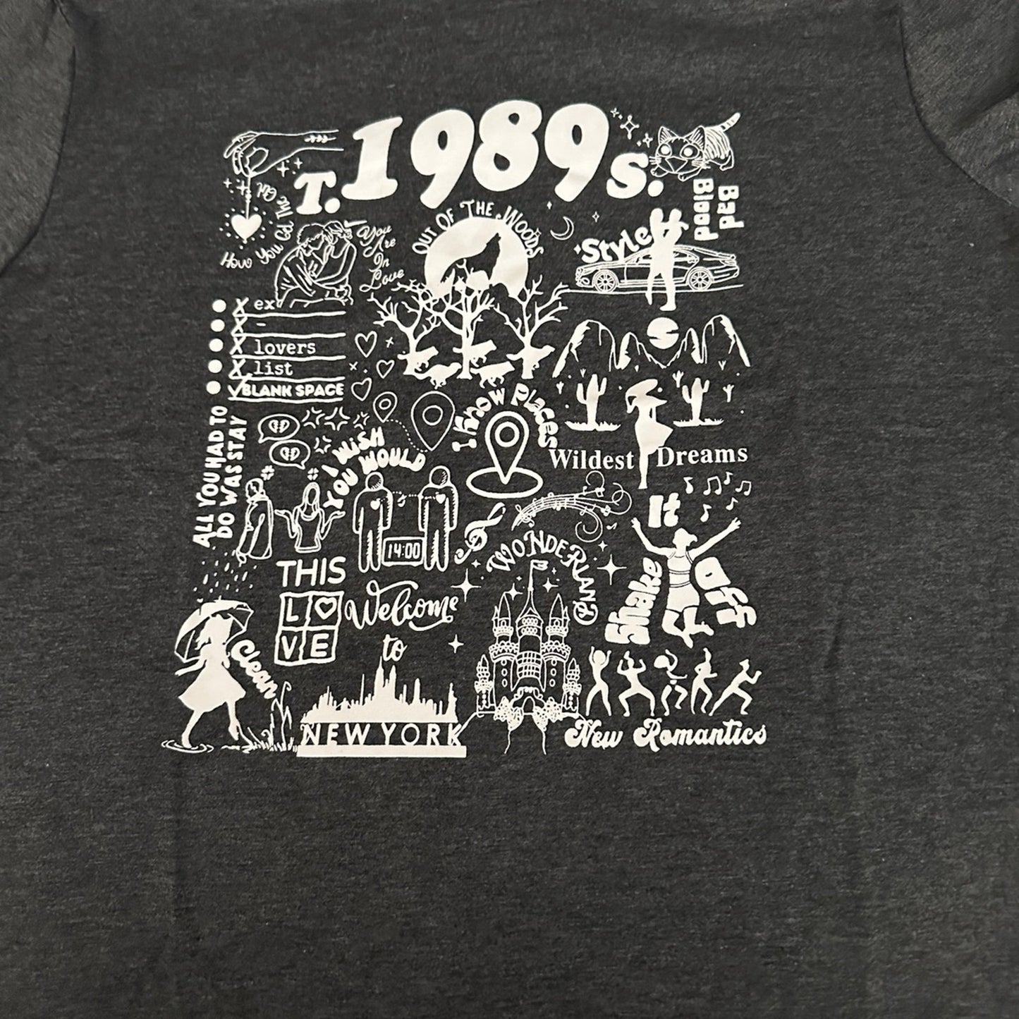 1989 graphic eras t-shirt