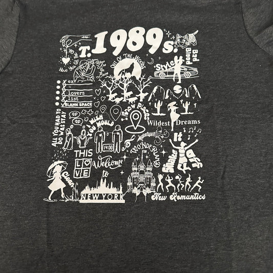 1989 graphic eras t-shirt