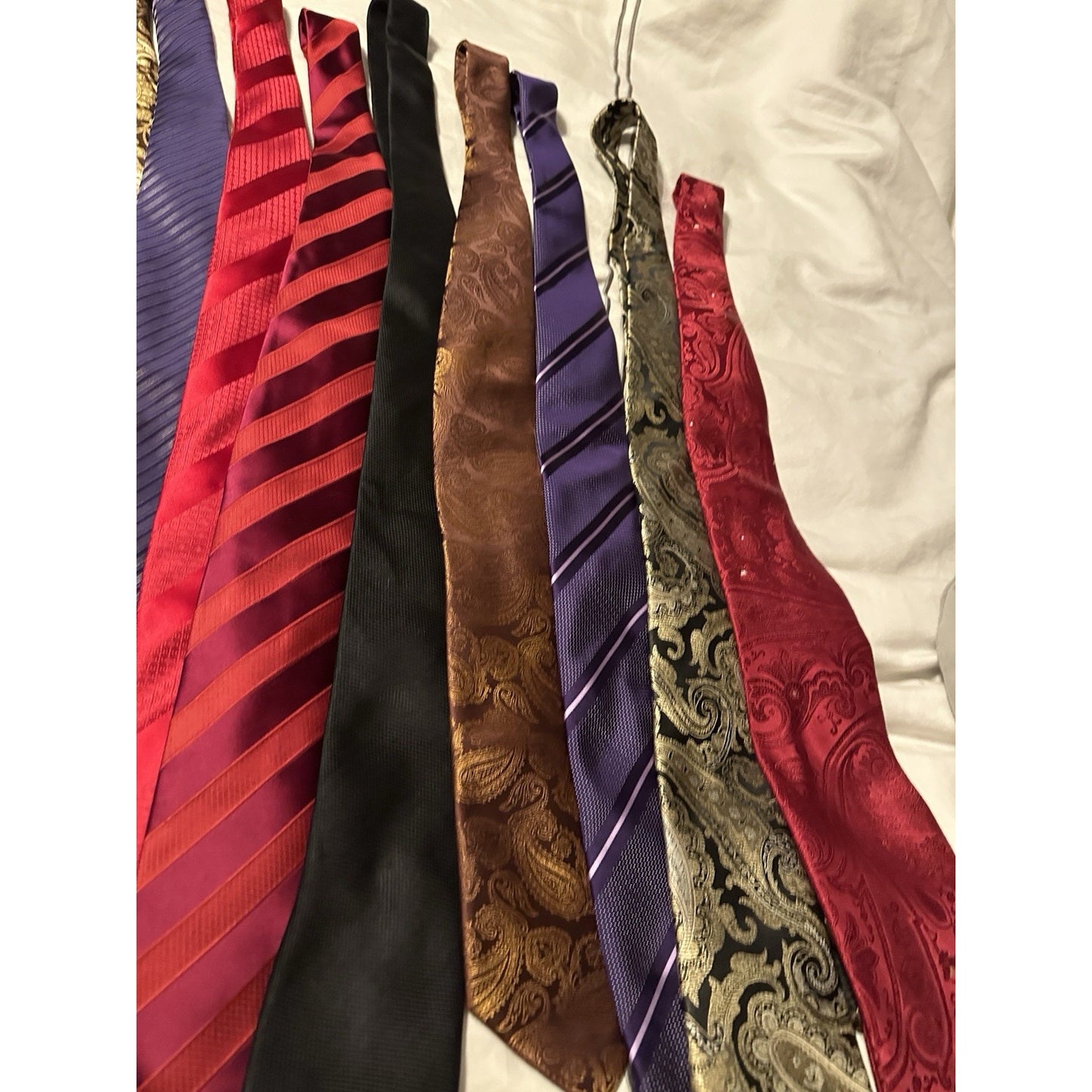 18 Silk Sean John Mens Neckties Fine Tayloring L58” x W3” Great Condition