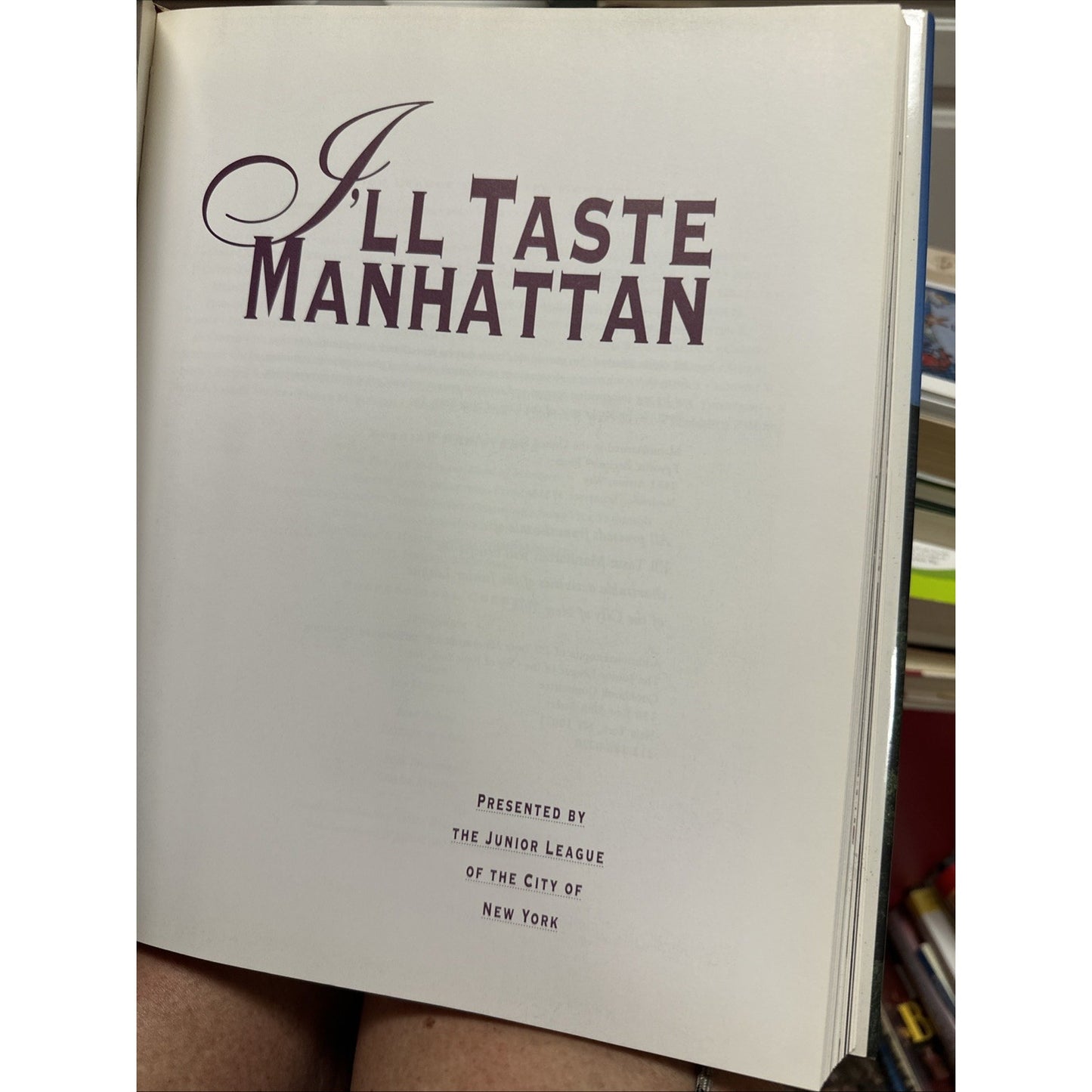 I'll Taste Manhattan