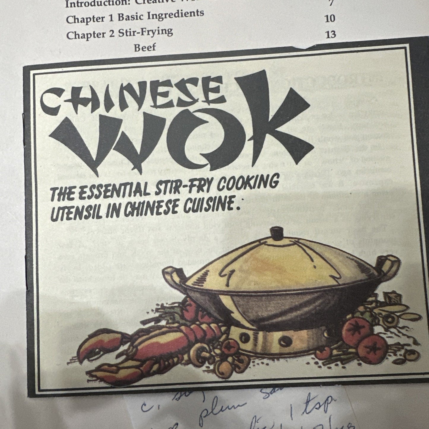 Creative Wok Cooking Book HC 1976 By Graham & Ahrens Home Economics Book