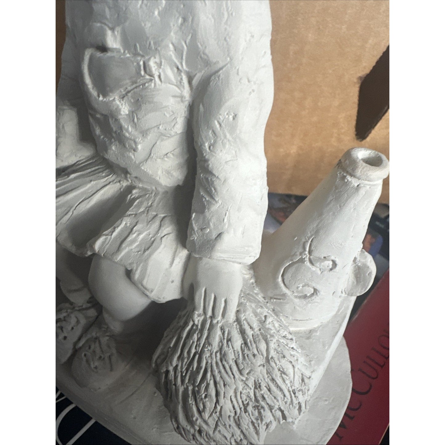 Vintage Austin Sculpture Lil Cheerleader Dee Crowley Bright Eyes Ceramic 90s