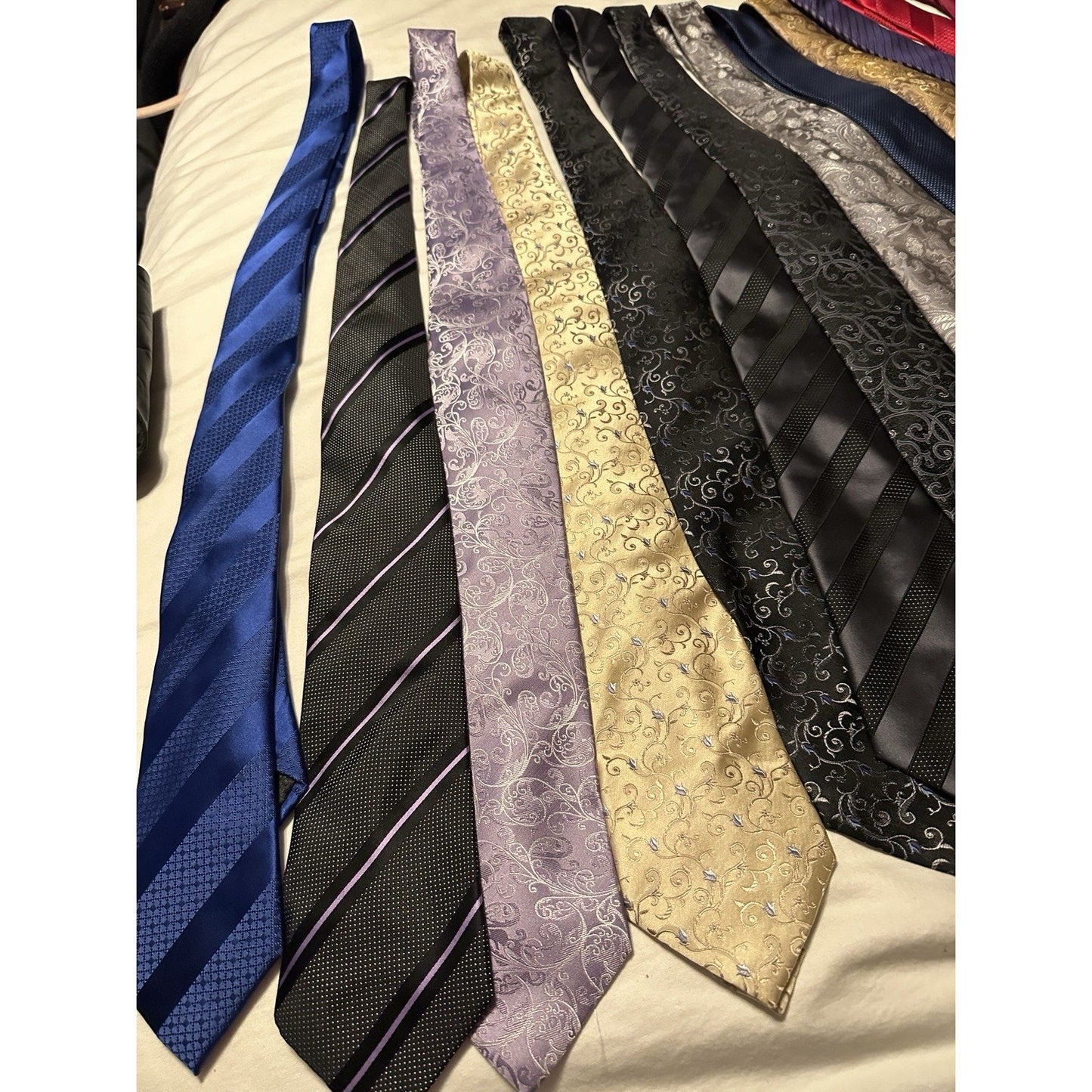 18 Silk Sean John Mens Neckties Fine Tayloring L58” x W3” Great Condition
