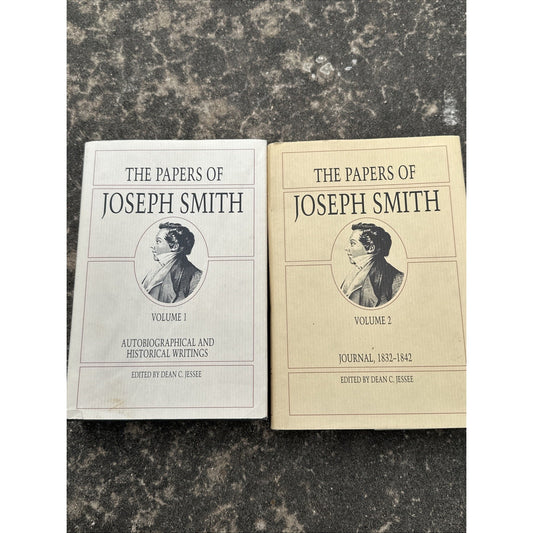 The Papers of Joseph Smith ~ 2 Volume Set ~ Dean Jessee — Hardcover
