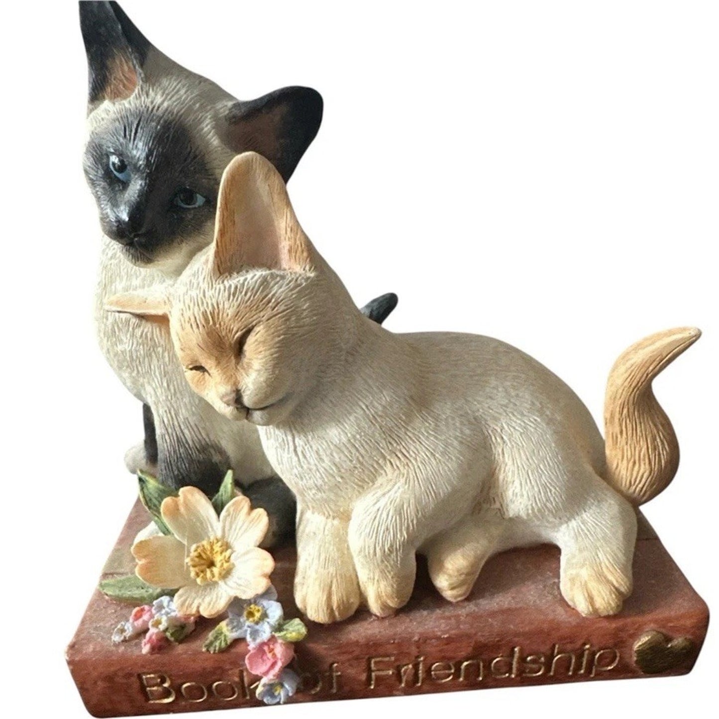 A Country Artist Kitten Tales Book of Friendship Cat Figurine CA04664