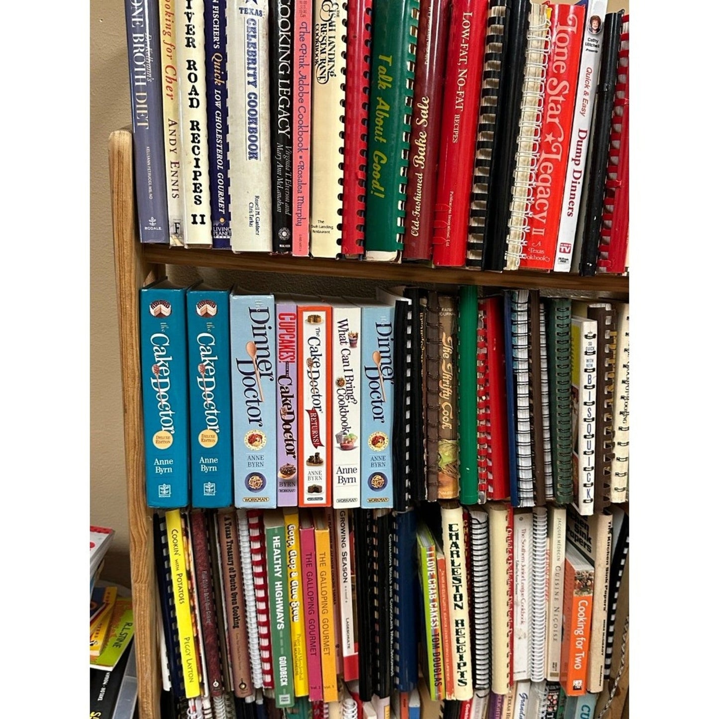 Mix of over 20 pounds of cookbooks