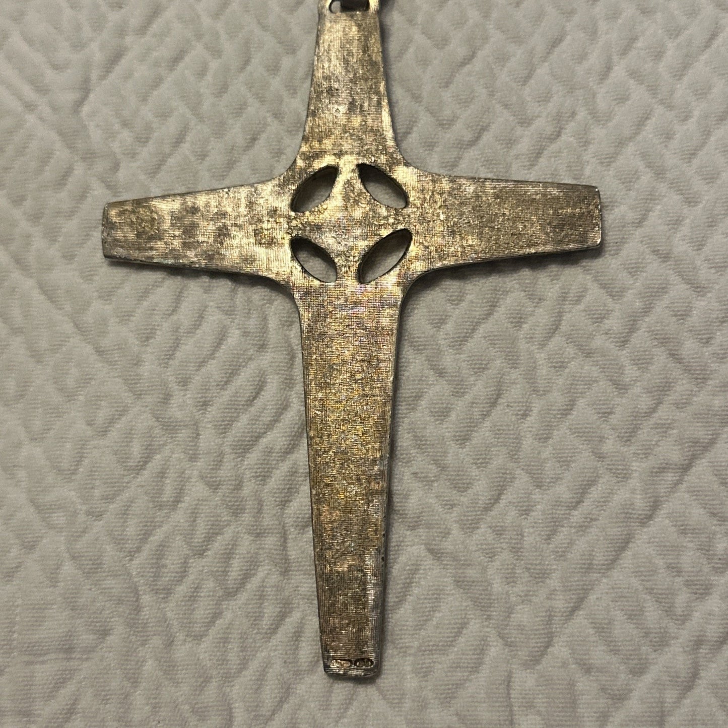 Custom Made Bishop's Pectoral Cross, Sterling Silver, Gold Plated + chalice co.