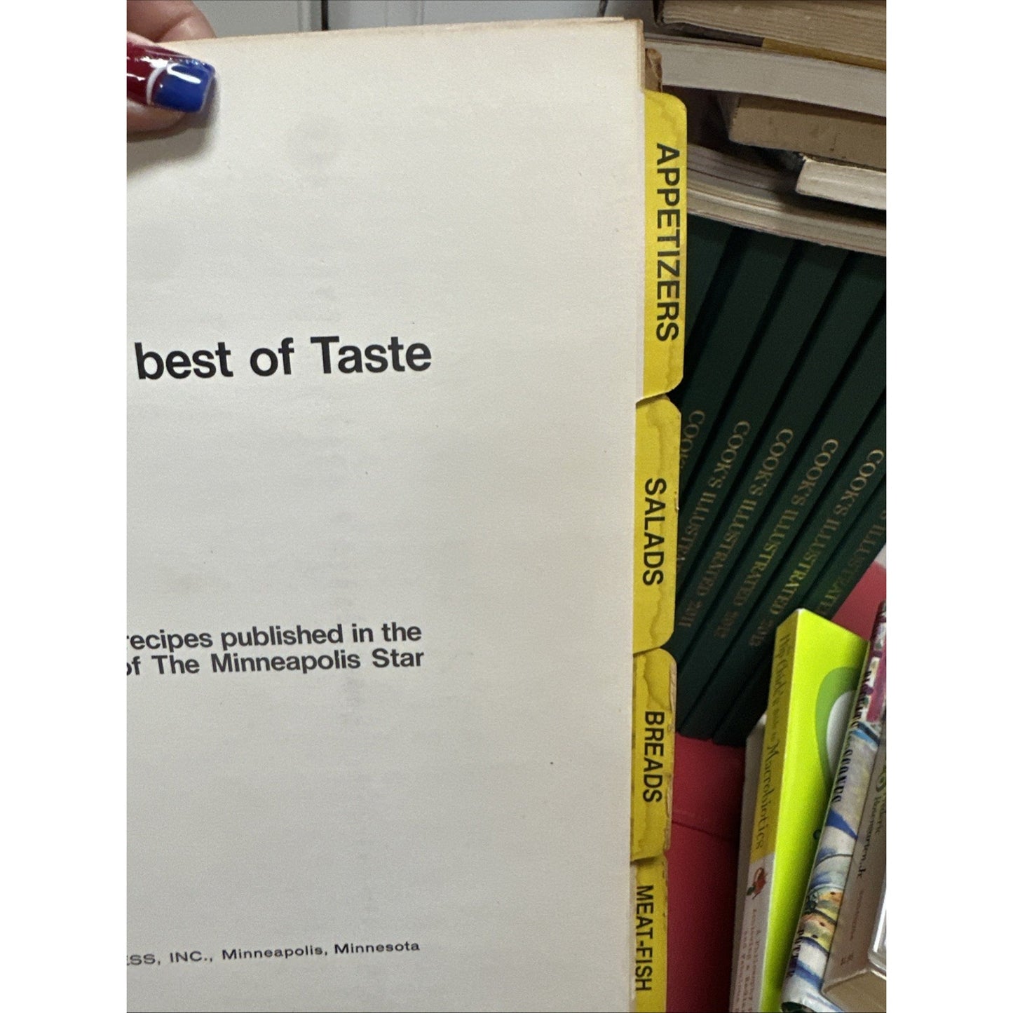 Vtg The Minneapolis Star Taste Best Of Taste II Cookbook Food Minnesota MN 1974
