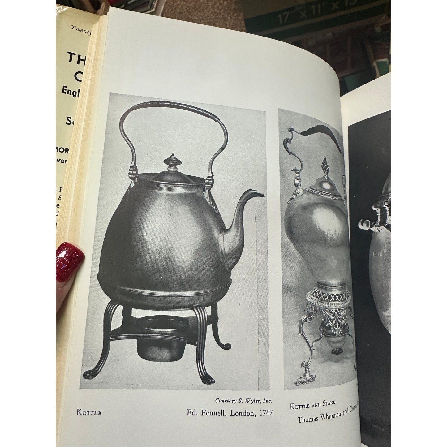 Book Old Silver English American Foreign Wyler book