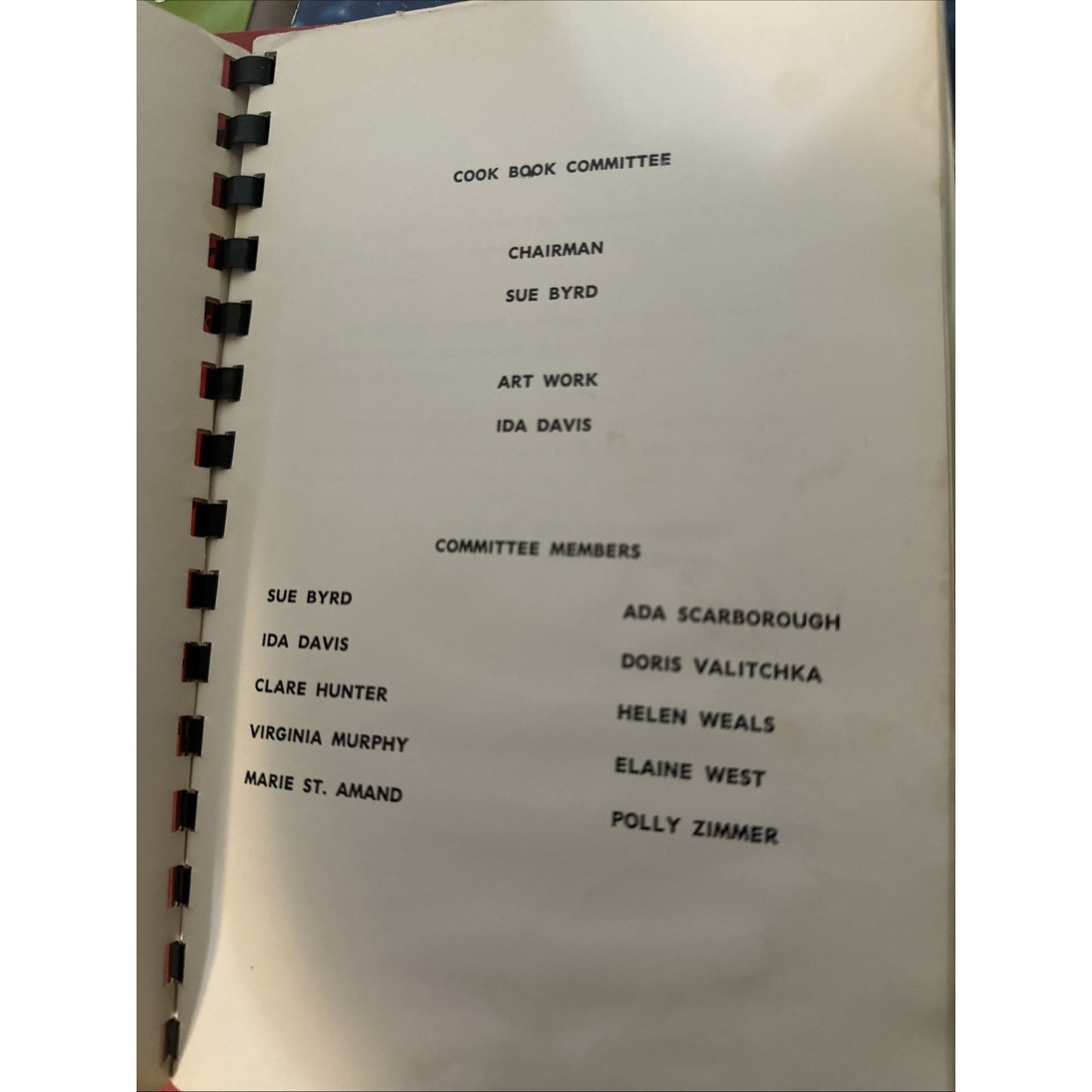 WACOM China Lake Ridgcrest CA 1969 Cookbook * Women's Auxiliary Officers Mess