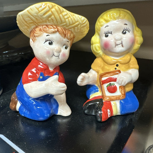 Vintage Campbells Soup Kids Salt & Pepper Shakers, pre-owned