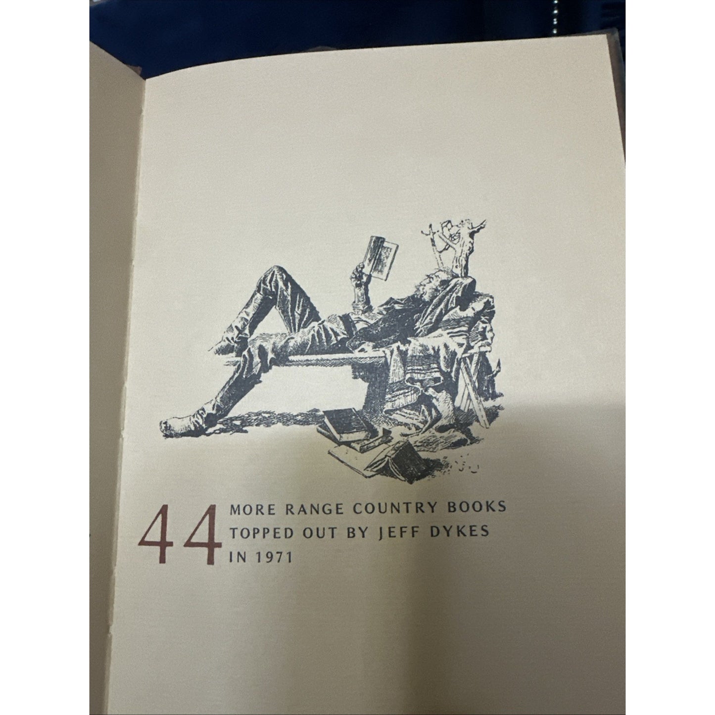 44 & 44 : Range Country Books by J. Frank Dobie & Jeff Dykes (Signed) 1972 / HMS