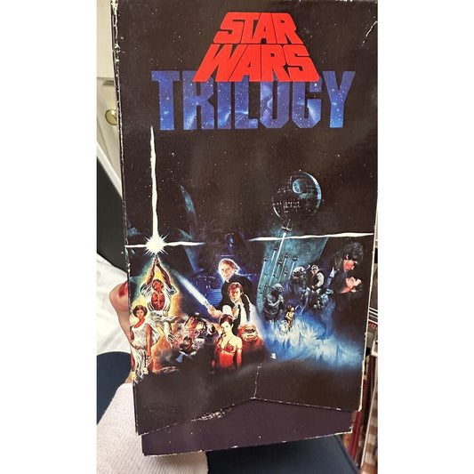 Star Wars Trilogy VHS Movies Return Of The Jedi_The Empire Strikes Back