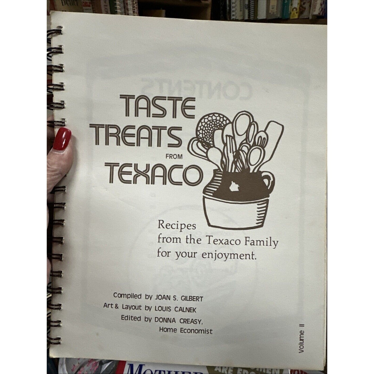 Vintage Taste Treats from TEXACO Cookbook Volume II - Oilfield Southern Recipes