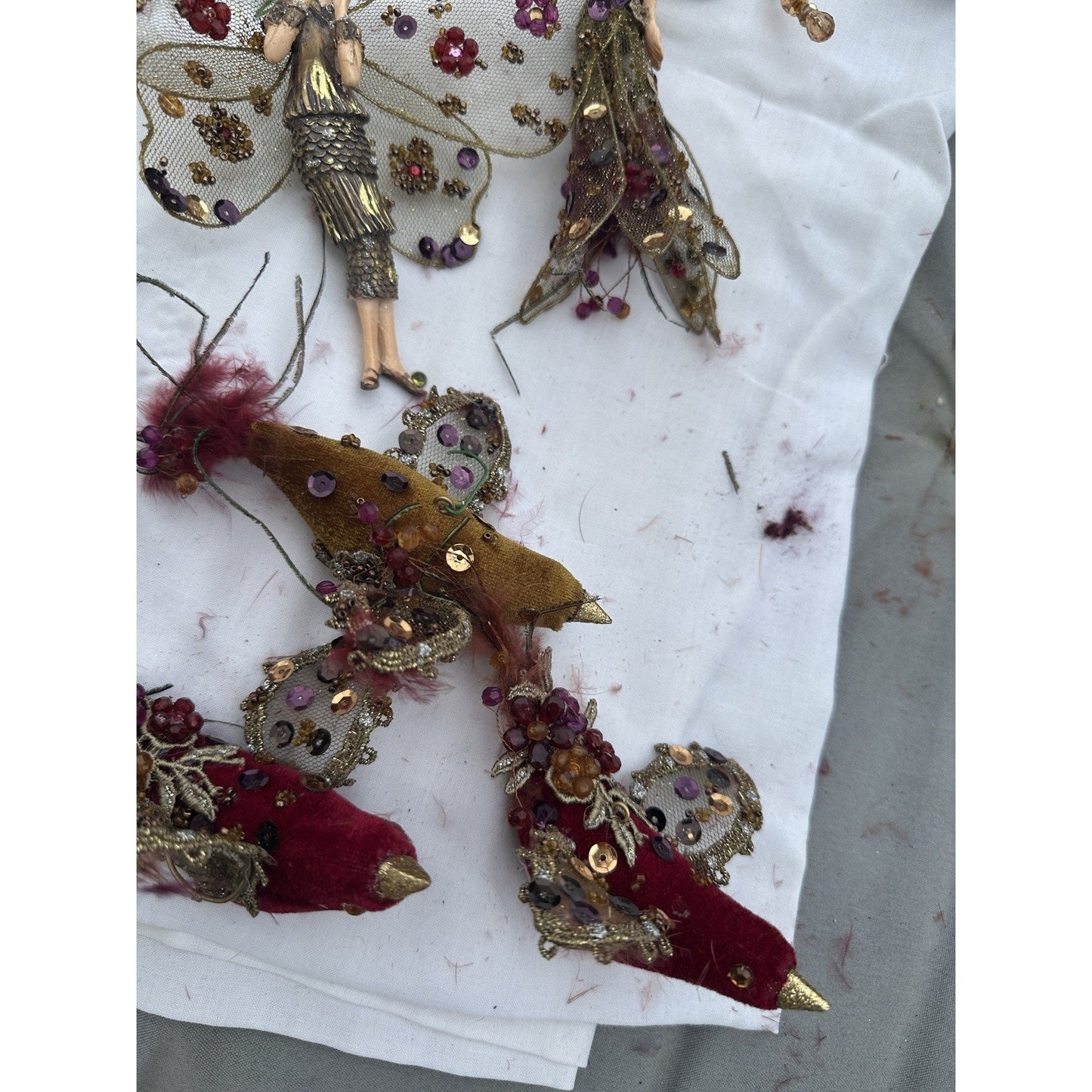 Vintage Christmas Tree Ornaments Lot Over 50