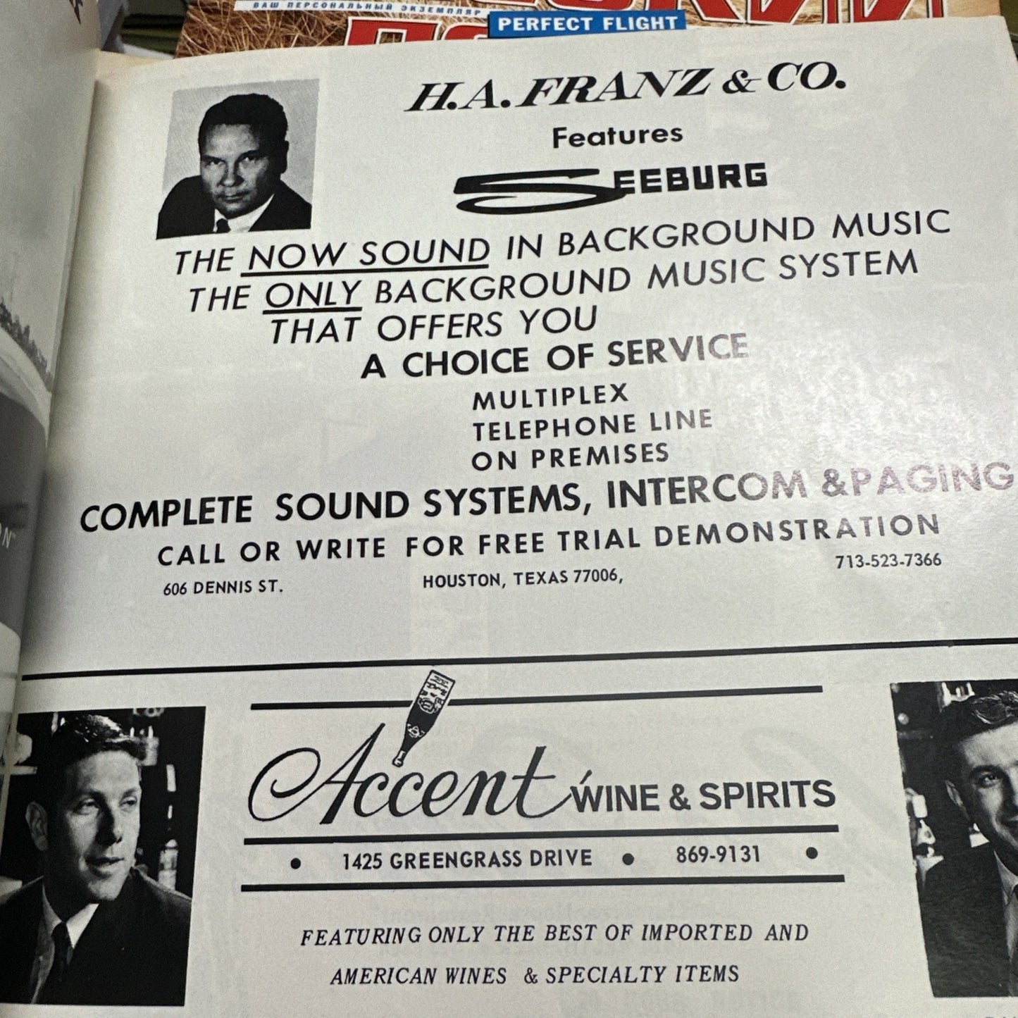 Vintage Dining In — Houston 1971 Restaurants Of The Gulf Coast Area