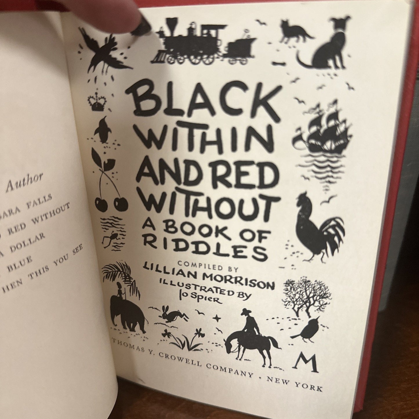 Black Within and Red Without Hardcover
