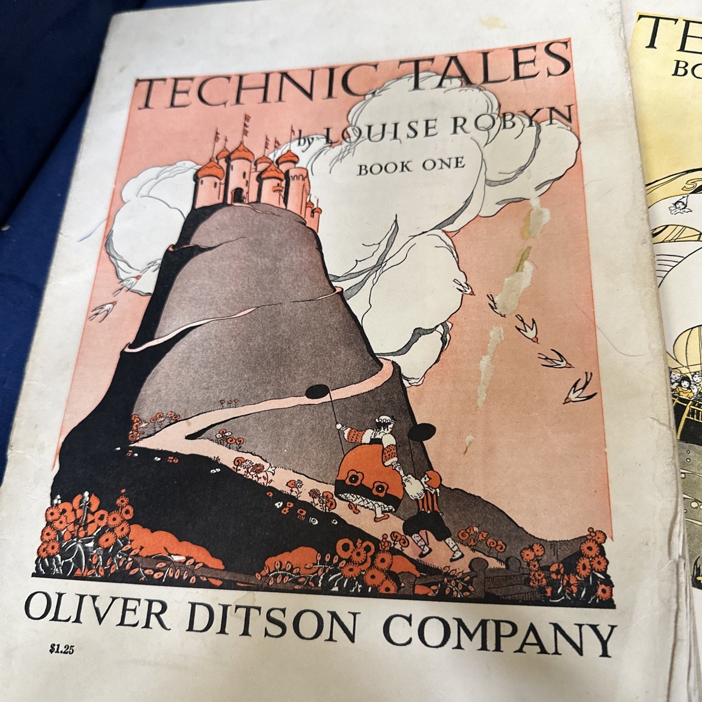 Technic Tales Book 2 for the Child at the Piano Lessons by Louise Robyn Lot of 2