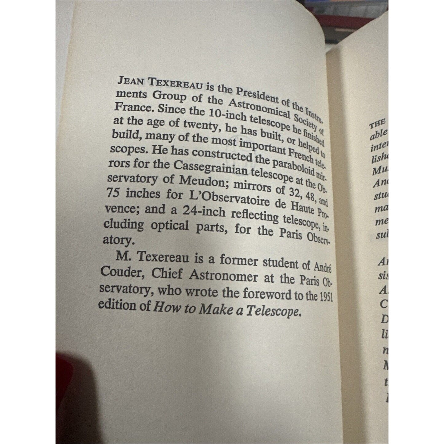 Vtg 1963 How To Make A Telescope Book Jean Texereau Science Space Astronomy