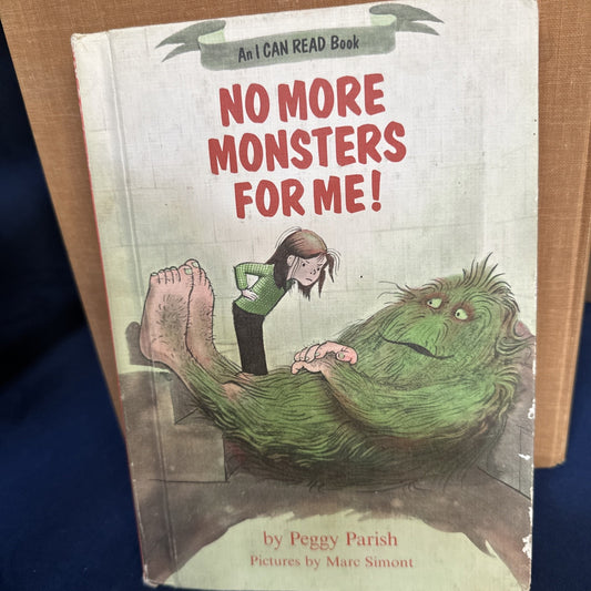 No More Monsters for Me! by Peggy Parish, 1981 Weekly Reader Hardcover Book