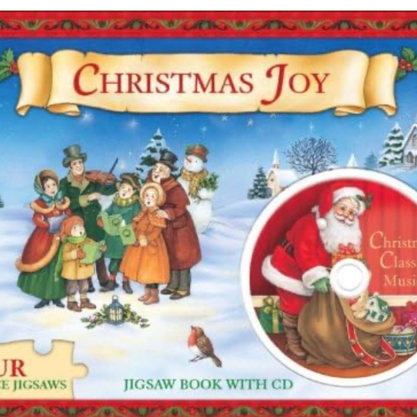 Christmas Joy Jigsaw book with CD