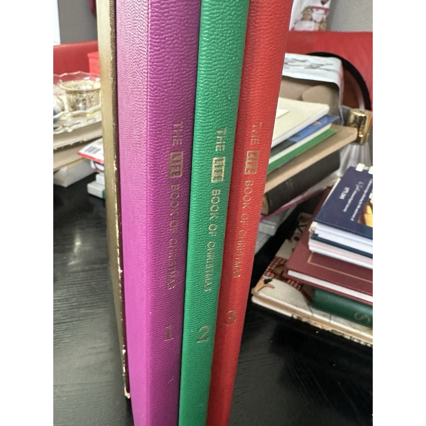 Vintage THE LIFE BOOK OF CHRISTMAS (3 Volume Hardcover Set w/ Sleeve Case) 1963