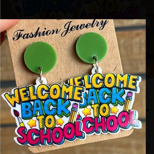 New Back To School earrings