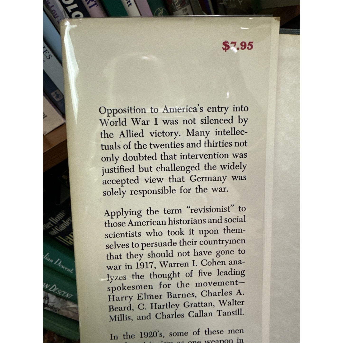 American Revisionists: The Lessons of Intervention in World War One
